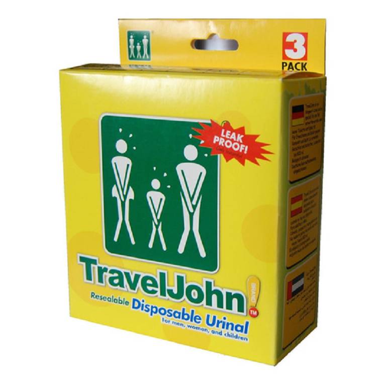 TRAVELJOHN URINAL BAG 3PZ